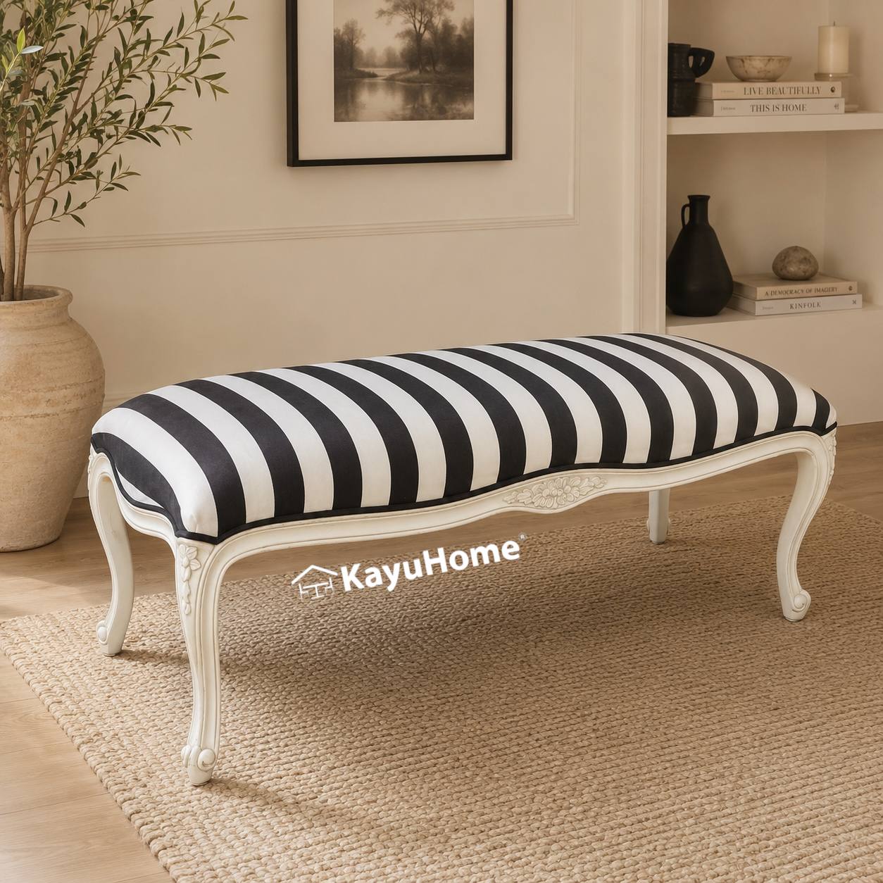 Sophia Bench Solid Mahogany Wood view 2
