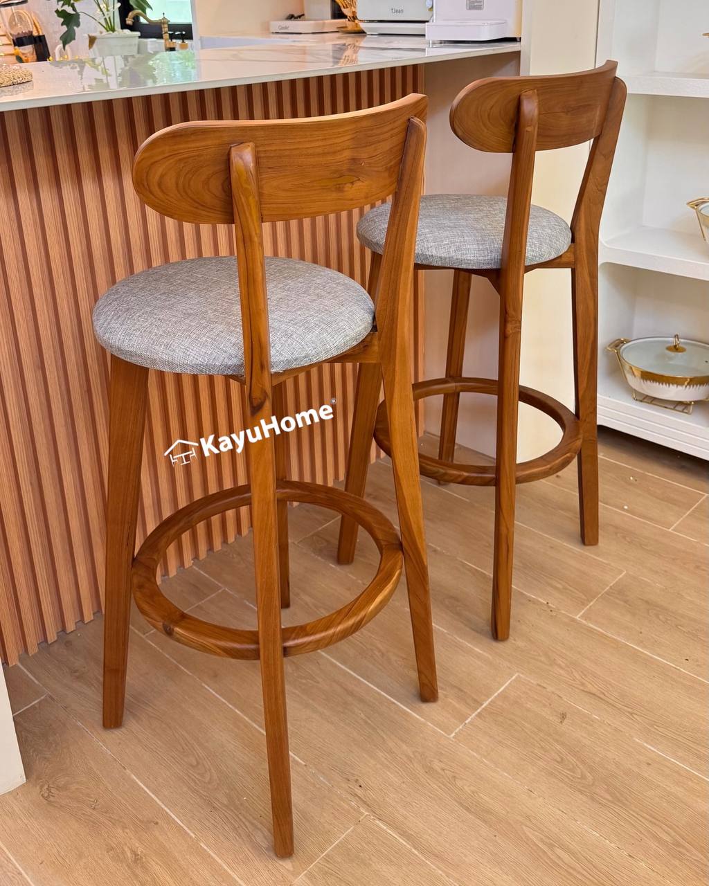 Oval Back Bar Stool — official KayuHome catalogue image
