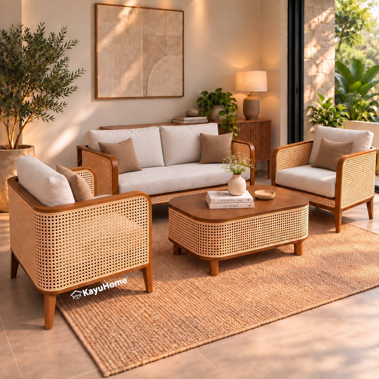 Arden Rattan Sofa — official KayuHome catalogue image