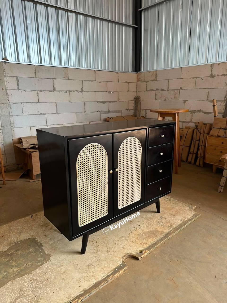 Elora Cane Rattan Cabinet — official KayuHome catalogue image