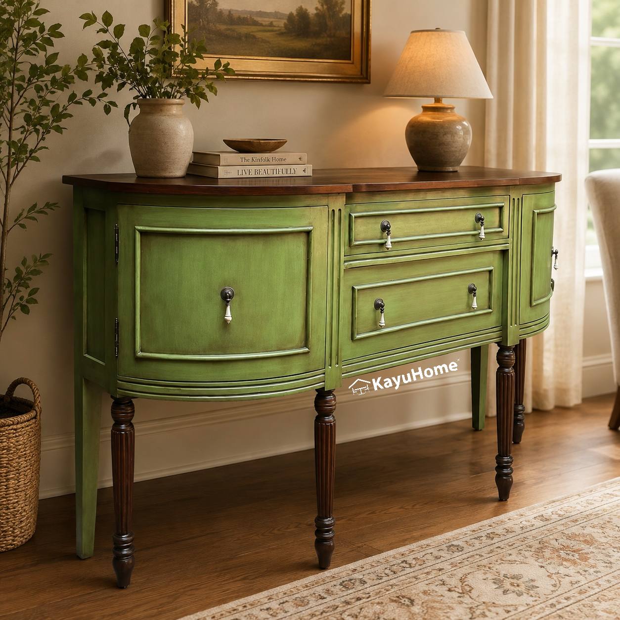 Cabinet Victoria Solid Wood Mahogany — official KayuHome catalogue image