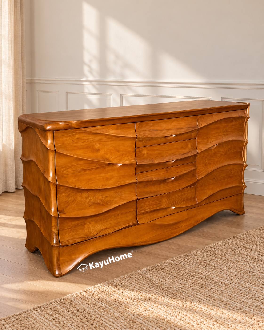 Wavecrest Drawer Cabinet — official KayuHome catalogue image