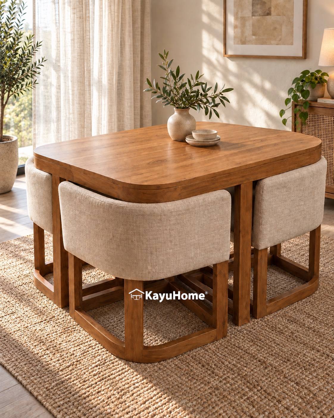Oak Haven Table Set — official KayuHome catalogue image