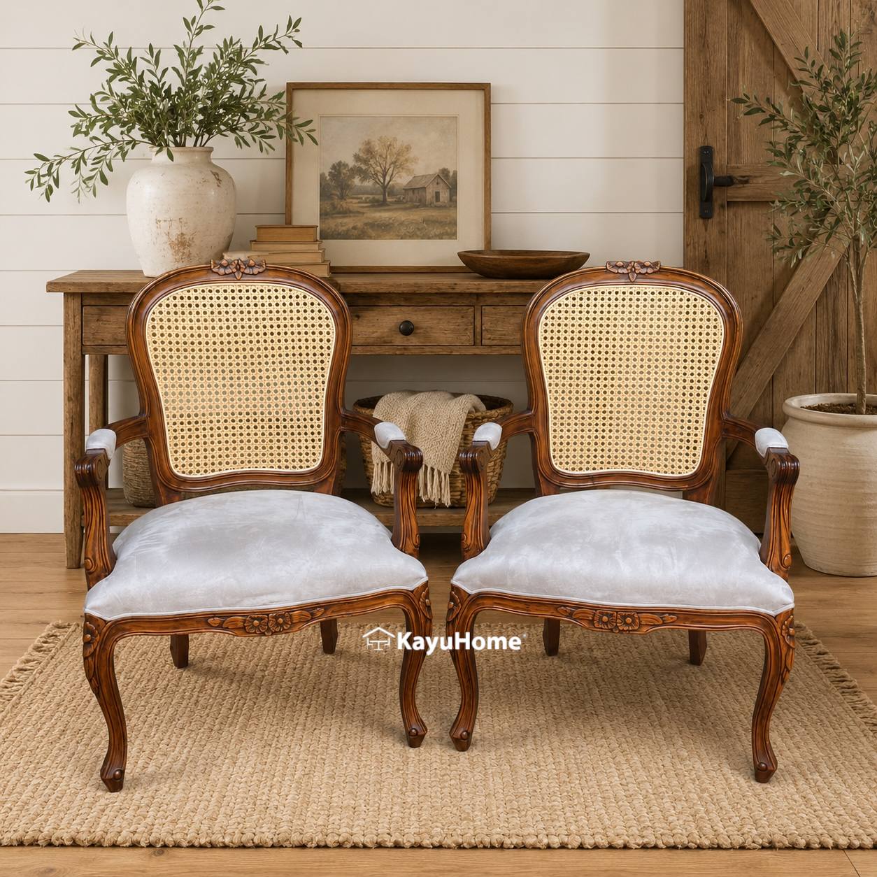 Victoria Vintage Rattan Chair — official KayuHome catalogue image
