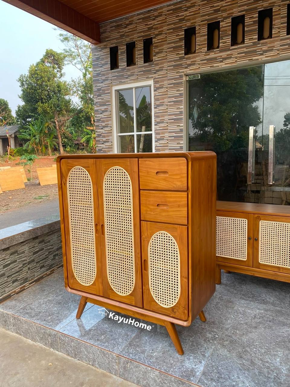 Nara Rattan Cabinet — official KayuHome catalogue image